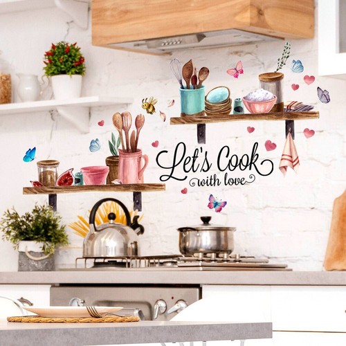 Wall sticker butterfly flower - wall,